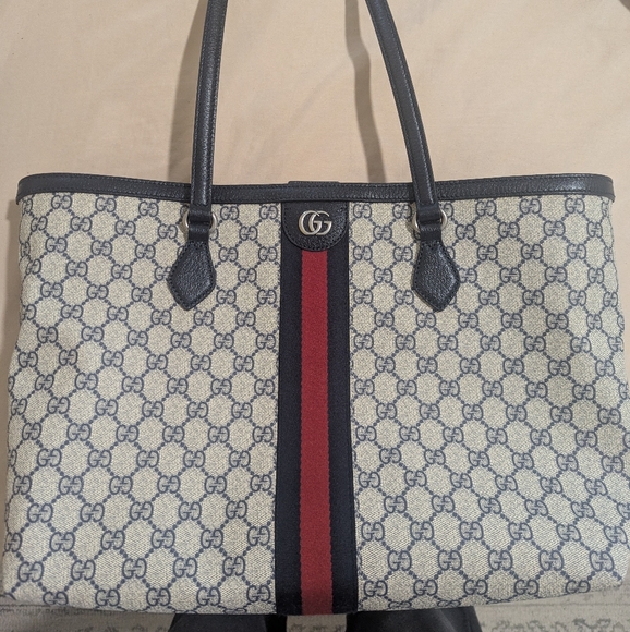 Gucci Handbags - Gucci Large Monogram Tote Bag